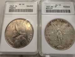 World Silver in Vintage ANACS Holders collector photo